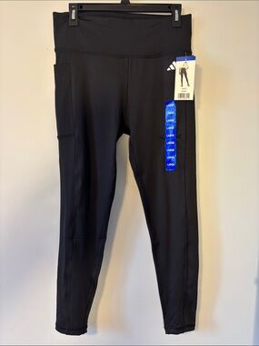 adidas Black High-Rise Pocket Leggings